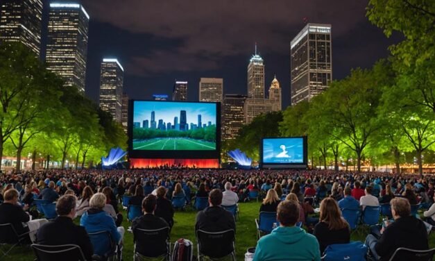 Millennium Park Movie Night Chicago