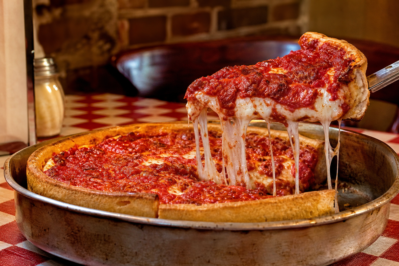Chicago Deep Dish, by the Record: Born Fall 1943, With a Creator the Reference Work Never Names — and 2,445 Active Licenses With PIZZ in the Name