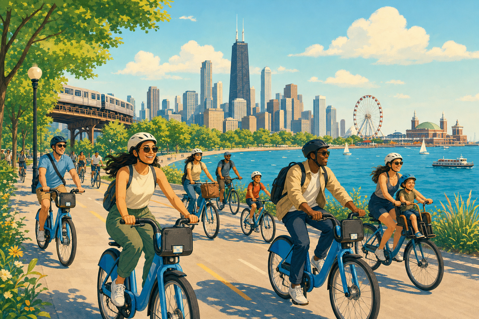 Buses Are at 86 Percent of 2019. The L Is at 65. Divvy Is at 176.