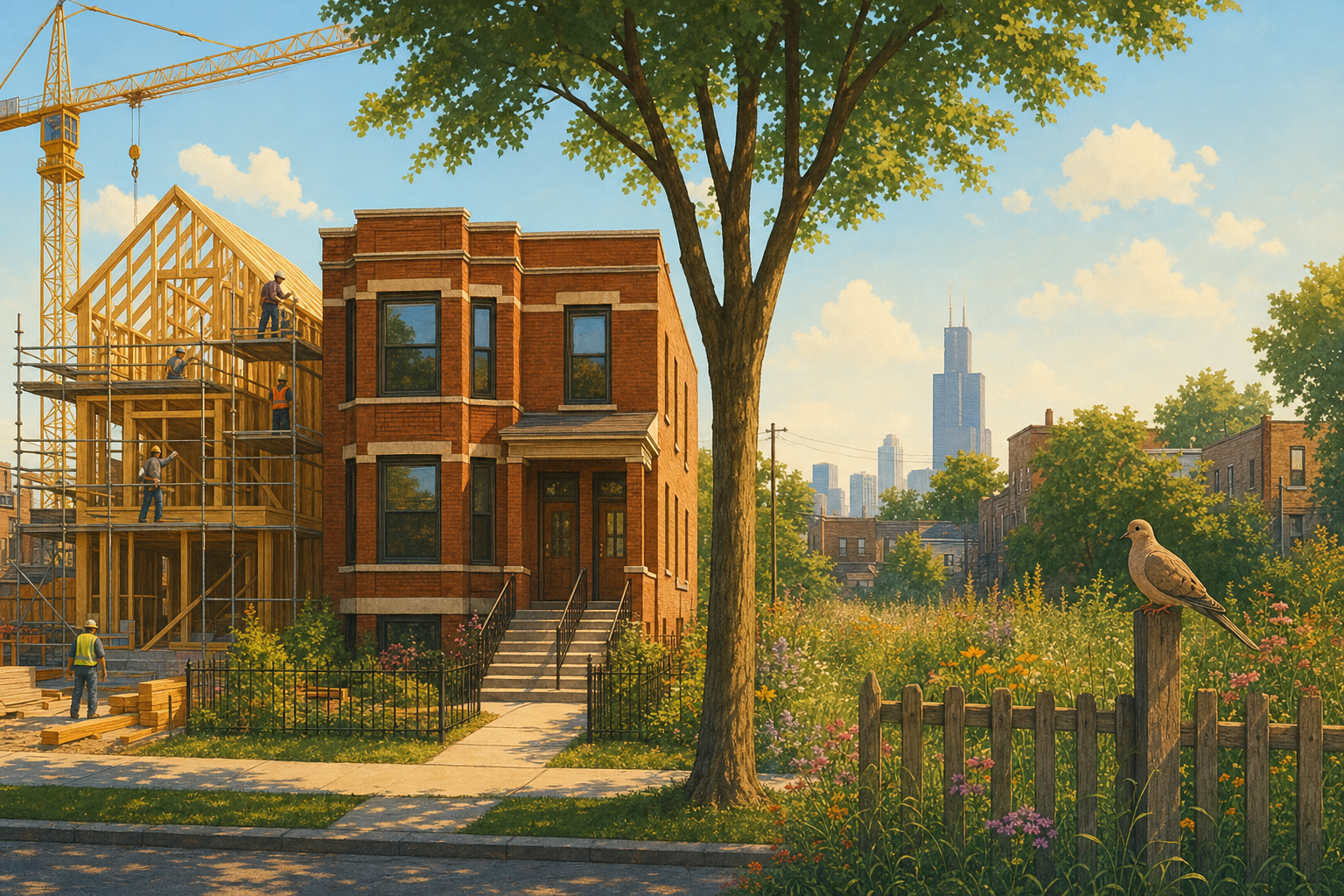 After the Wrecking Ball: A Rebuild Permit Follows at 84 Percent of Logan Square’s Demolished Sites, and at None of West Pullman’s 137